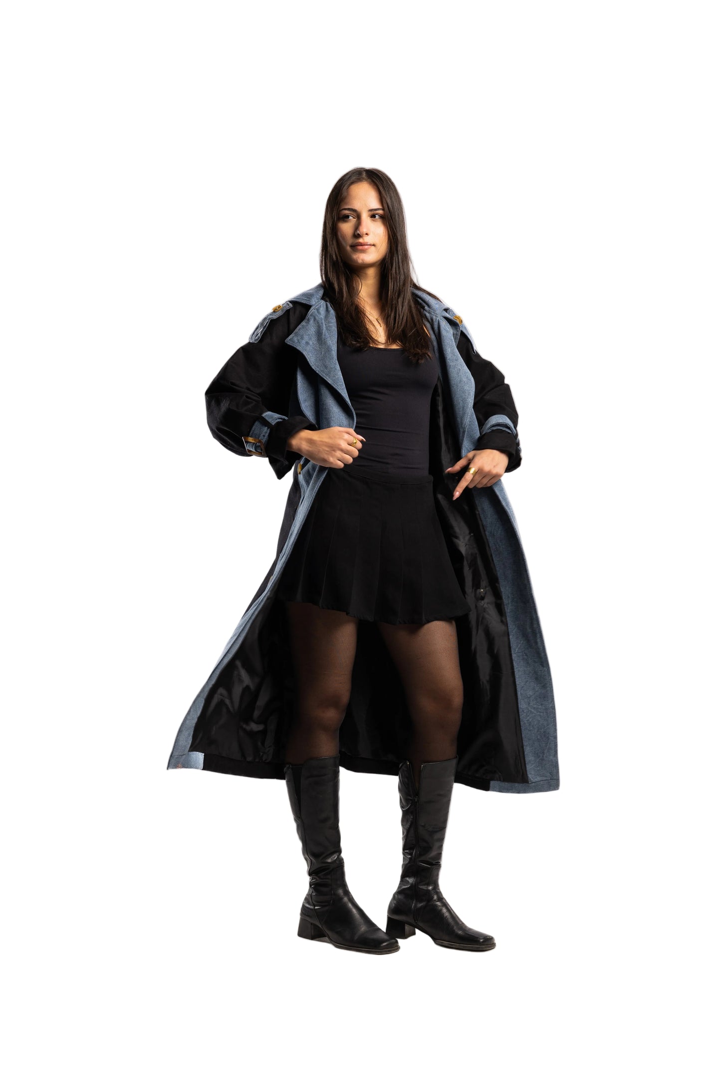 JABARDINS COAT WITH JEANS