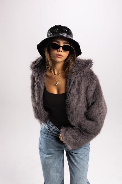 Short Fox Fur Jacket