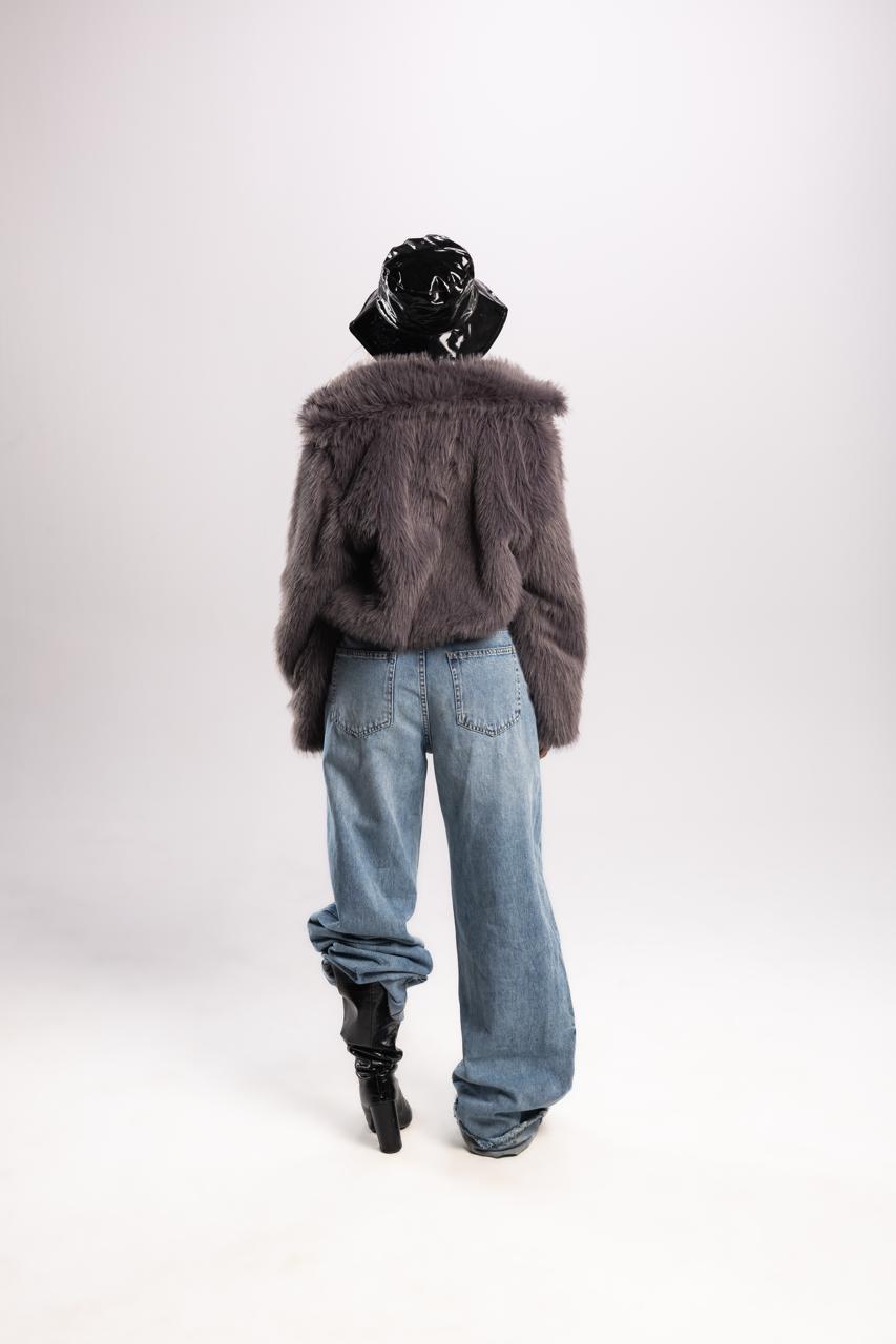 Short Fox Fur Jacket