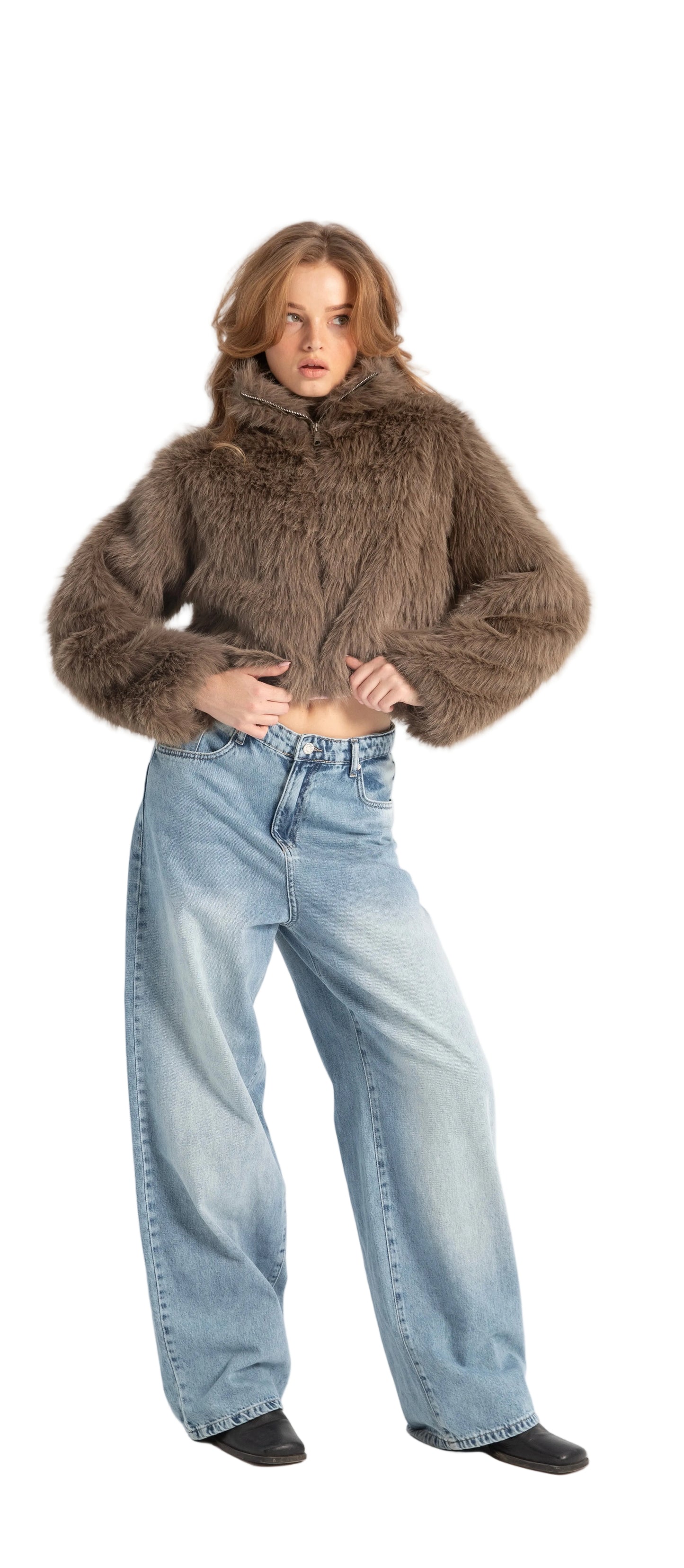 SHORT FOX FUR JACKER