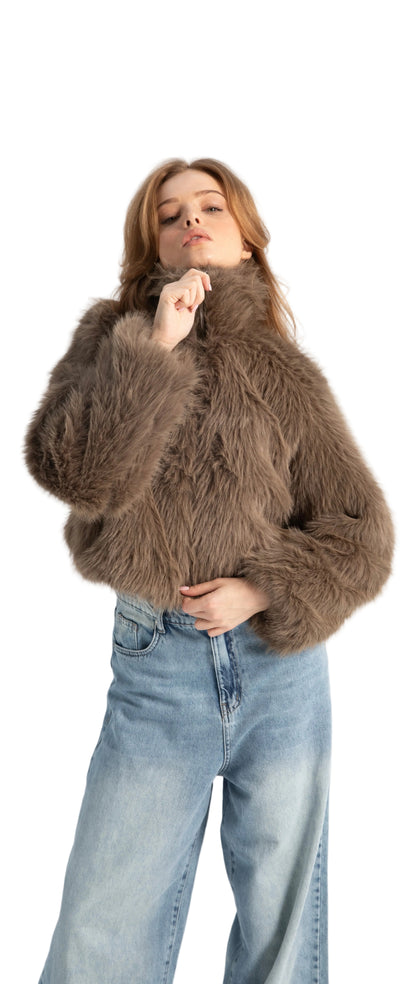 SHORT FOX FUR JACKER