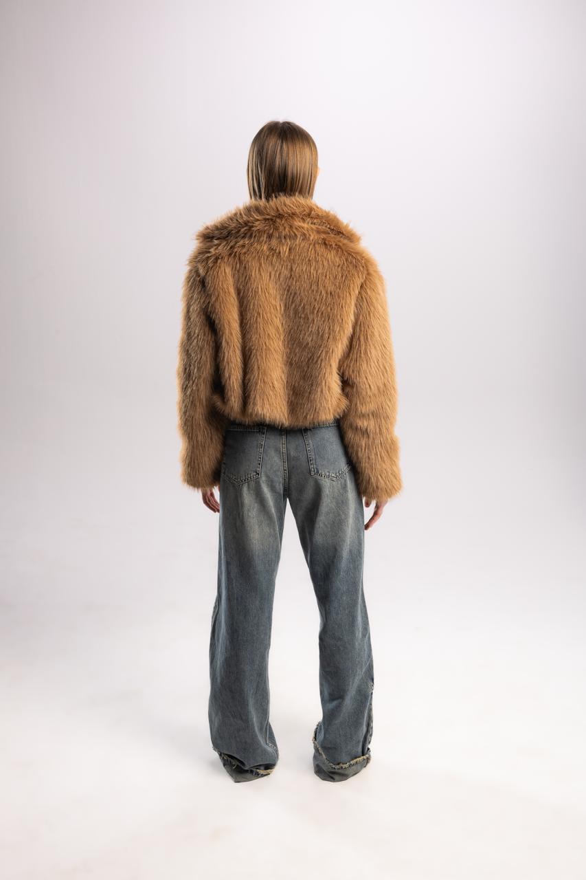 Short Fox Fur Jacket