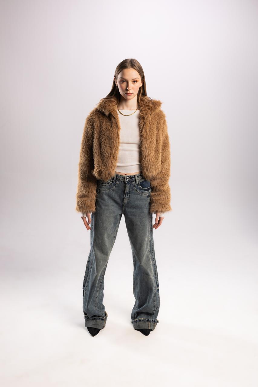 Short Fox Fur Jacket