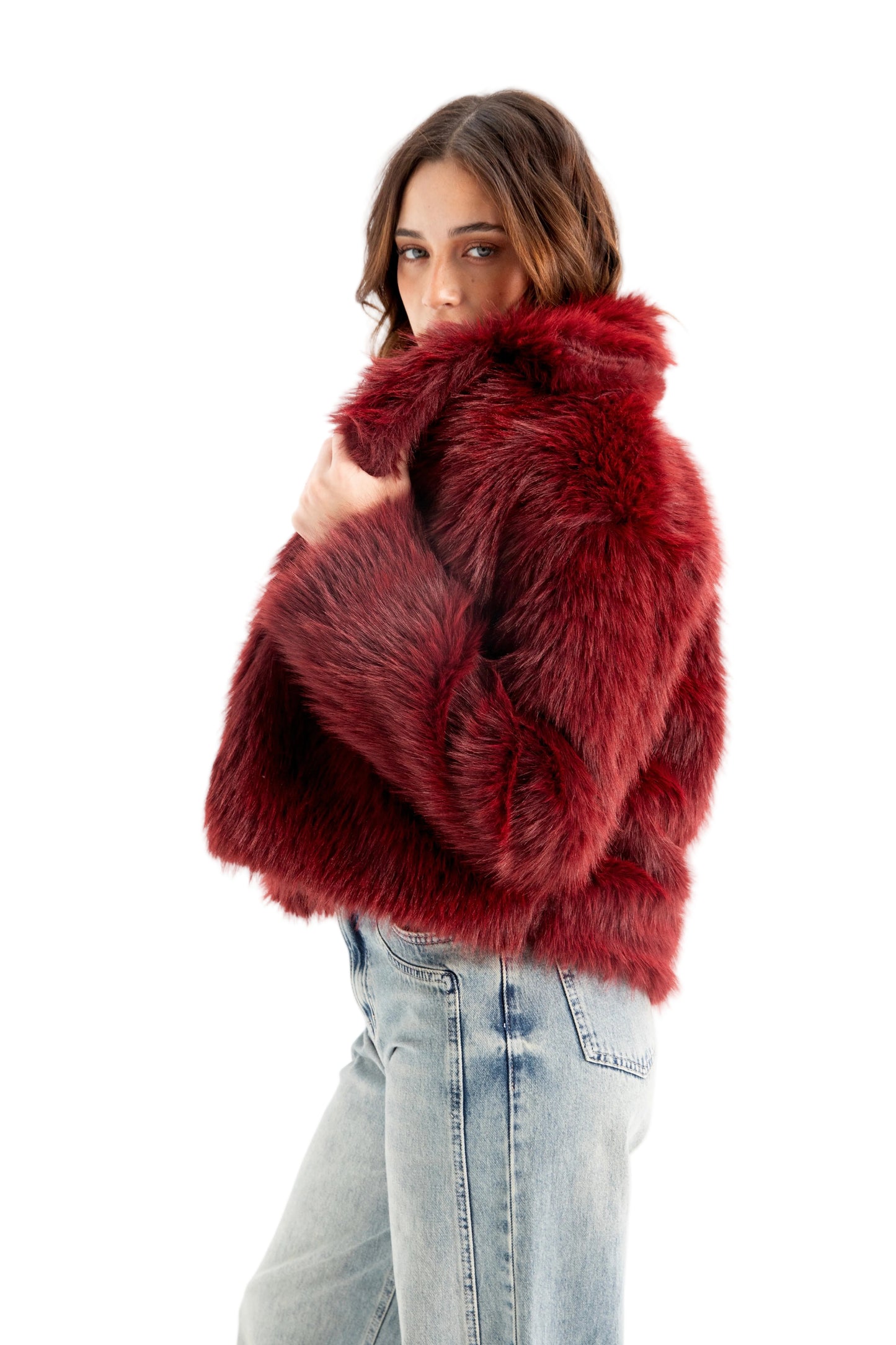 OPEN JACKET FUR FOX