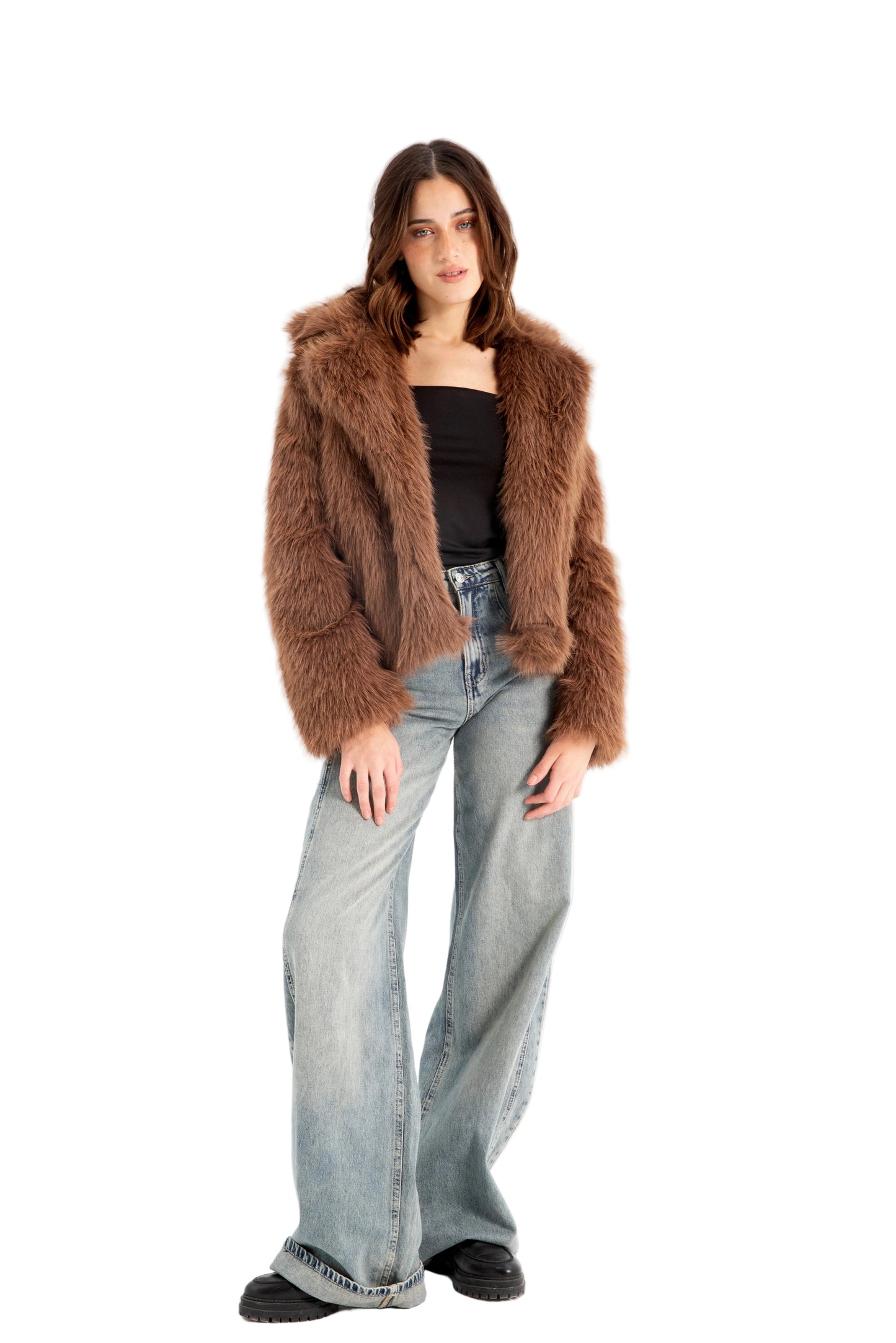 OPEN JACKET FUR FOX